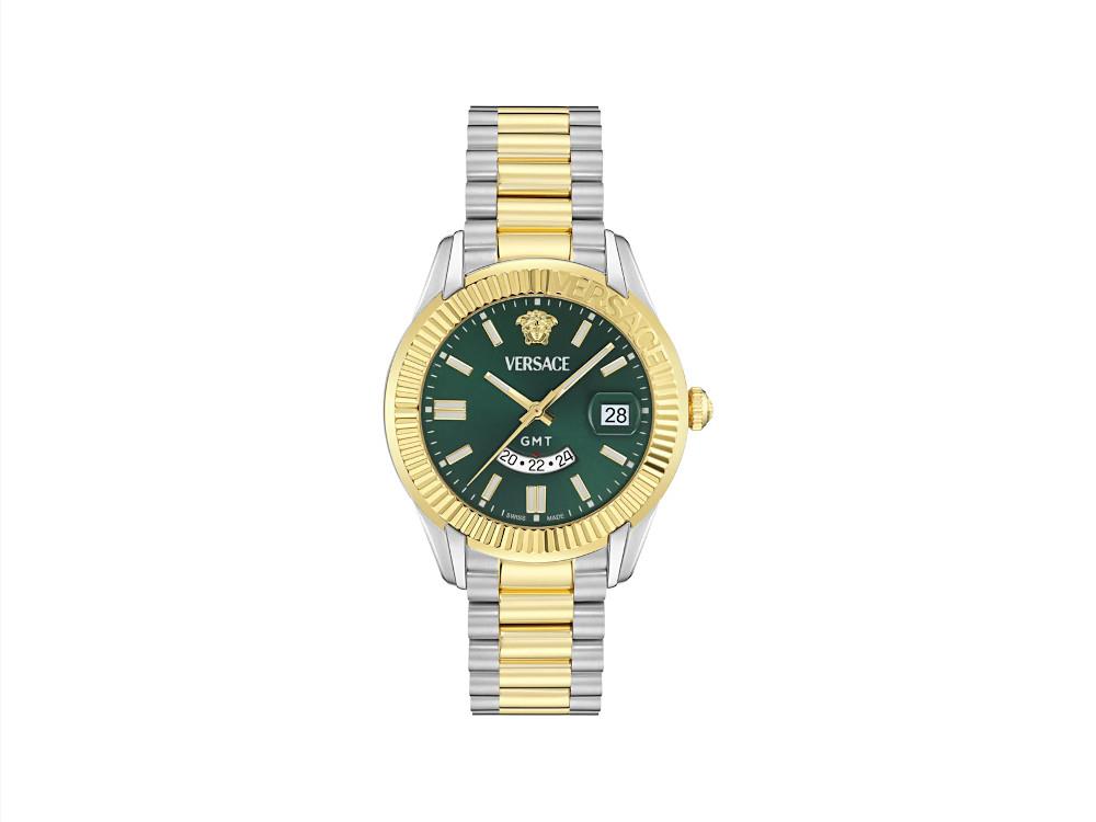 Versace Apodis Quartz Watch, Green, 41 mm, VE0U00225