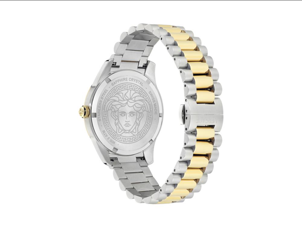 Versace Apodis Quartz Watch, Silver, 41 mm, VE0U00325