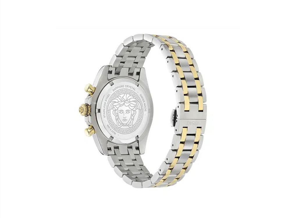 Versace Fornax Automatic Watch, Recycled Steel, Green, 43 mm, VE0W00425
