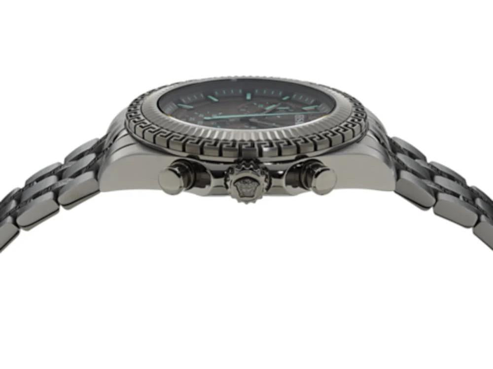 Versace Fornax Quartz Watch, Black, 43 mm, Sapphire Crystal, VE0W00625