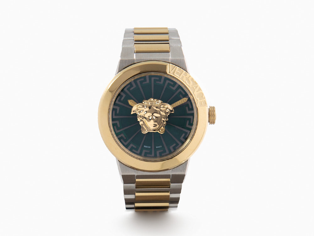 Versace Medusa Infinite Quartz Watch, Green, 38 mm, Sapphire Crystal, VE3F00422