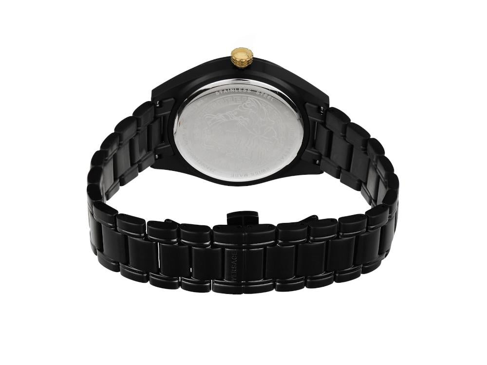 Versace V-Code Quartz Watch, Black, 42 mm,  VE6A00925
