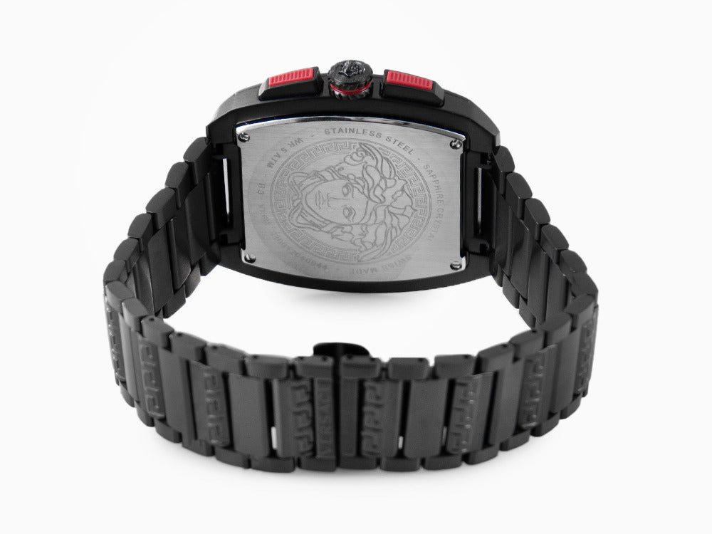 Versace Dominus Quartz Watch, PVD, Black, 42 x 49.50 mm, VE6H00623