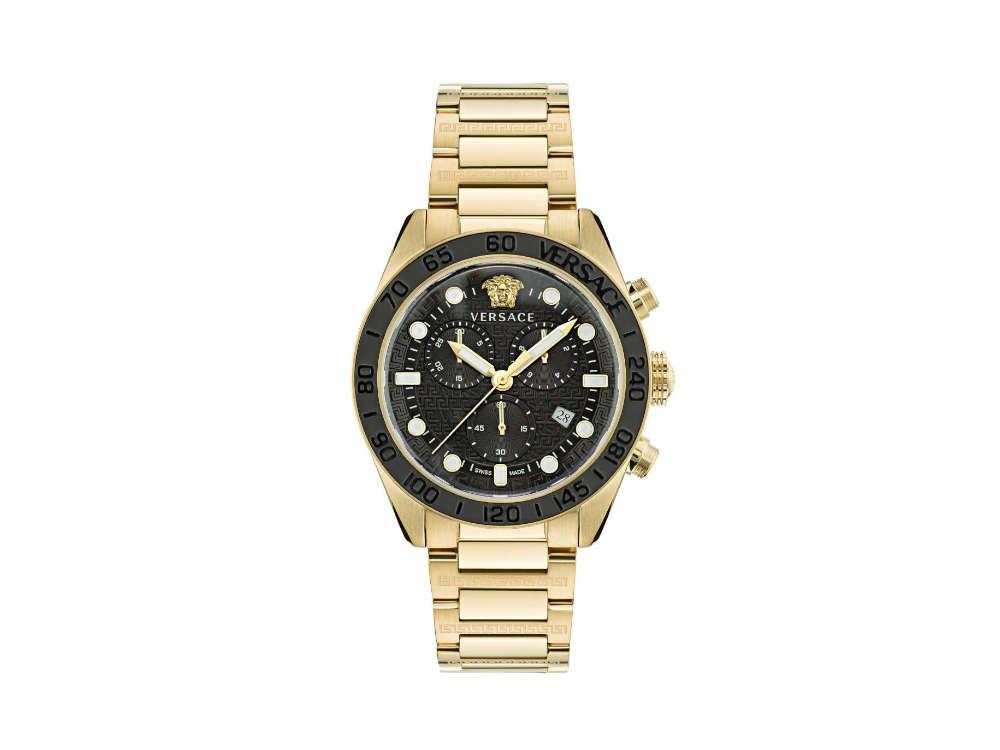 Black and gold versace watch deals