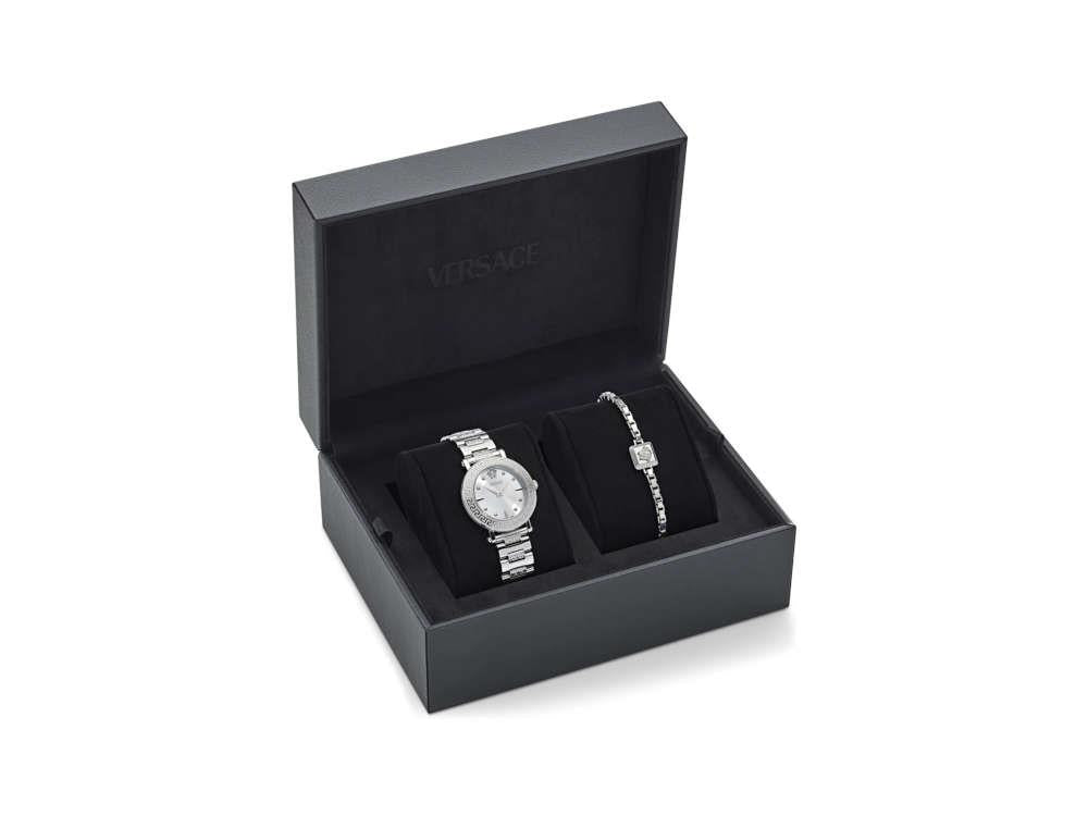 Quartz watch silver deals