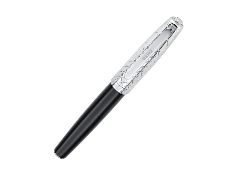 Versace Honos Rollerball pen, Resin, Black, VRTC00124
