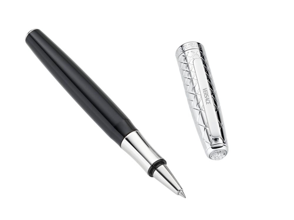 Versace Honos Rollerball pen, Resin, Black, VRTC00124