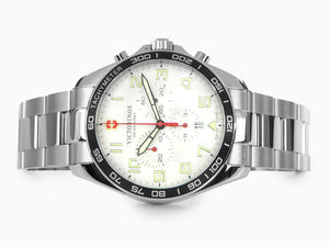 Victorinox Fieldforce Quartz Watch, White, 42 mm, Chronograph, V241856