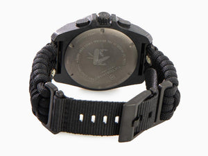 Victorinox I.N.O.X. ChronoQuartz Watch, Carbon, Black, 43 mm, V241989.1