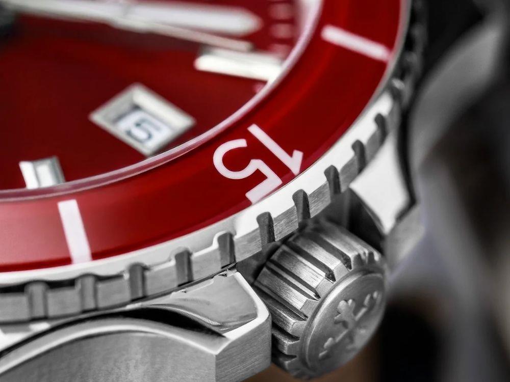 Venezianico Nereide Automatic Watch, 42 mm, Burgundy, 3321513C