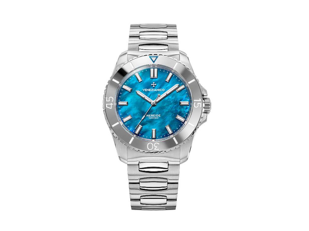 Venezianico Nereide Tungsteno Automatic Watch 42 mm, Blue, 3921541C