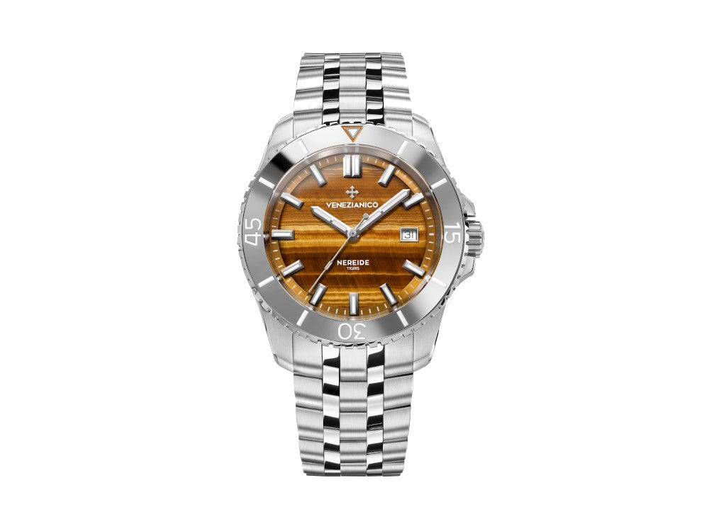 Venezianico Nereide Tigris Automatic Watch, 42 mm, Brown, 4521543S