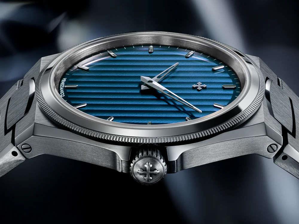 Venezianico Arsenale Automatic Watch, 40 mm, Blue, 6221502C