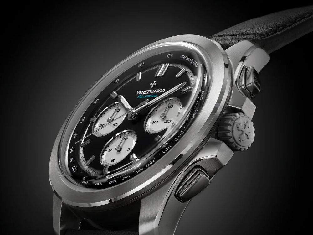 Venezianico Bucintoro Automatic Watch, 42 mm, Black, 8221511