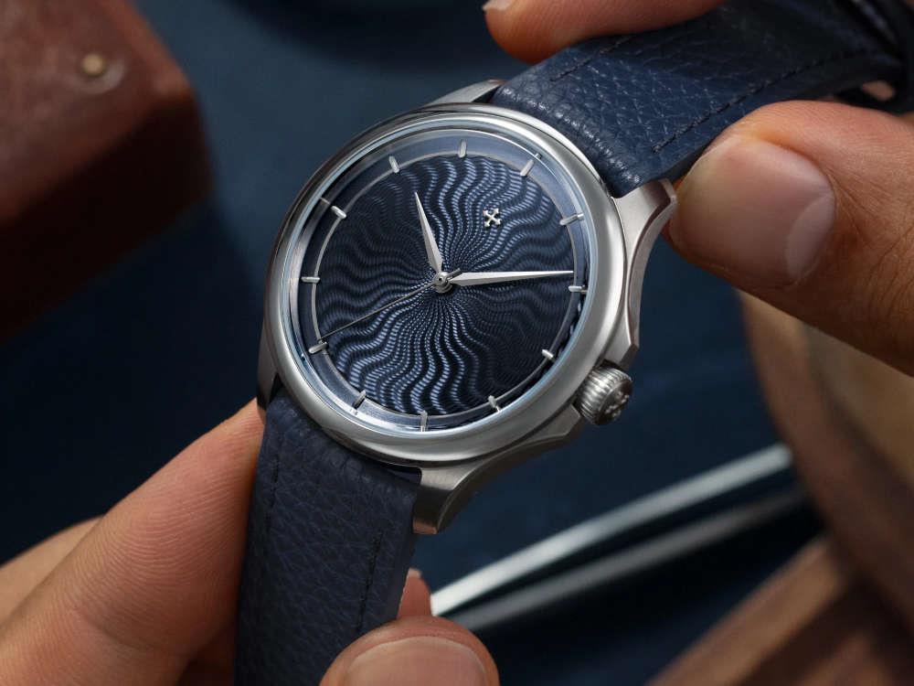 Venezianico Redentore Levius Automatic Watch, 38 mm, Blue, Limited Edition