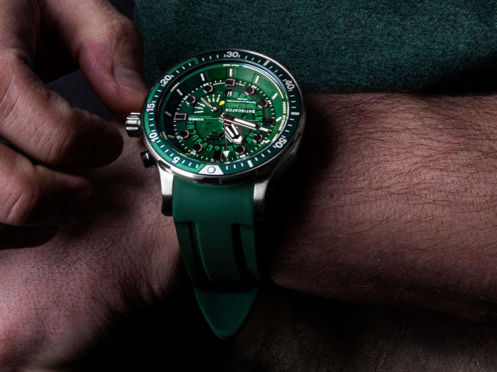 Vostok Europe Batiscafos Quartz Watch, Green, 49.7 mm, PX84-511A770-L-BR