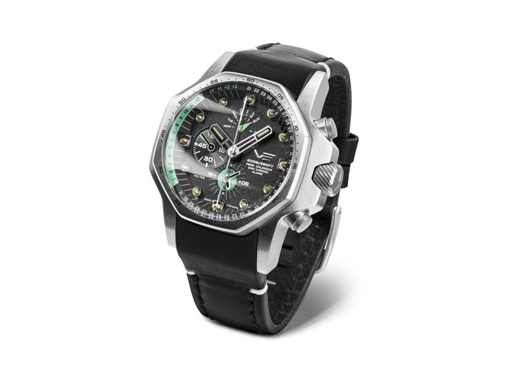 Vostok Europe Atomic Age Quartz Watch, 48 mm, Multifunctional, YM86-640A695