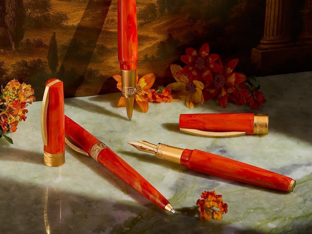 Visconti Mirage Mythos Demeter Fountain Pen, Orange, KP07-20-FP