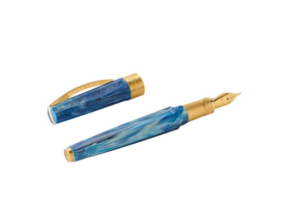 Visconti Mirage Mythos Odysseus Fountain Pen, Blue, KP07-23-FP