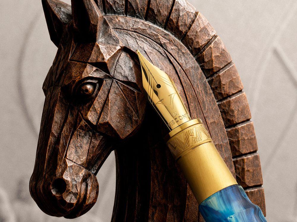 Visconti Mirage Mythos Odysseus Fountain Pen, Blue, KP07-23-FP