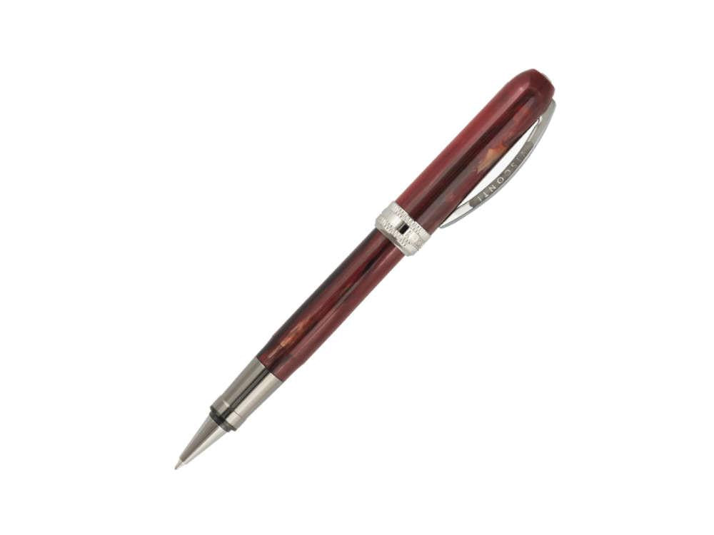 Visconti Rembrandt-S Bordeaux Rollerball pen, Resin, Ruthenium trim, KP10-25-RB