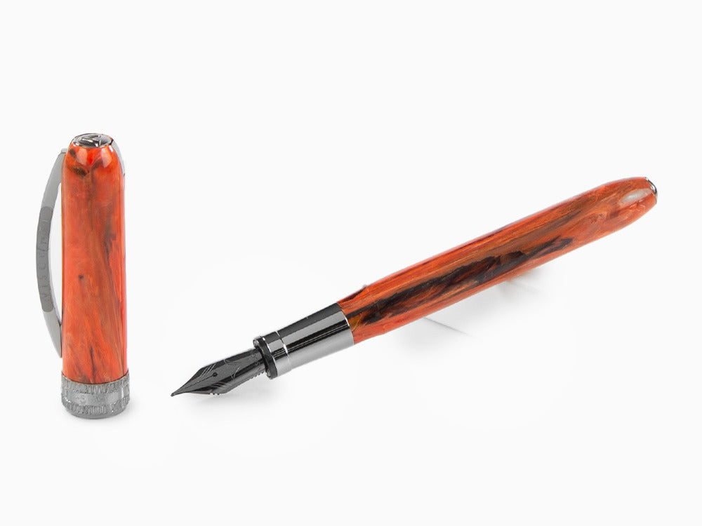 Visconti Rembrandt-S Orange Fountain Pen, Acrylic Resin, KP10-28-FP