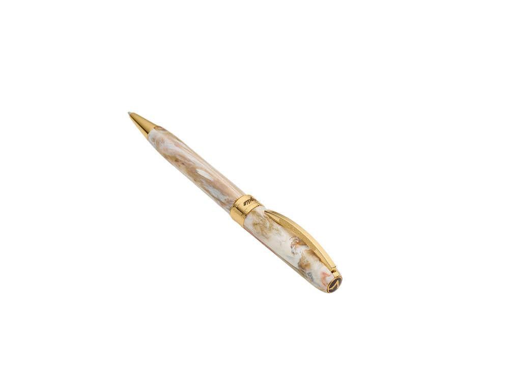 Visconti Comedia Virgilio Ballpoint pen, Acrylic, Pink, Gold plated, KP10-53-BP