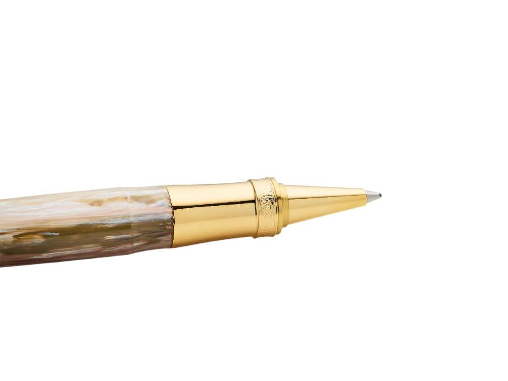 Visconti Comedia Virgilio Rollerball pen, Acrylic, Pink, Gold plated, KP10-53-RB