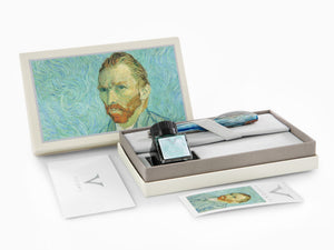 Visconti Van Gogh Portrait in Blu Fountain Pen, Resin, KP12-01-FP