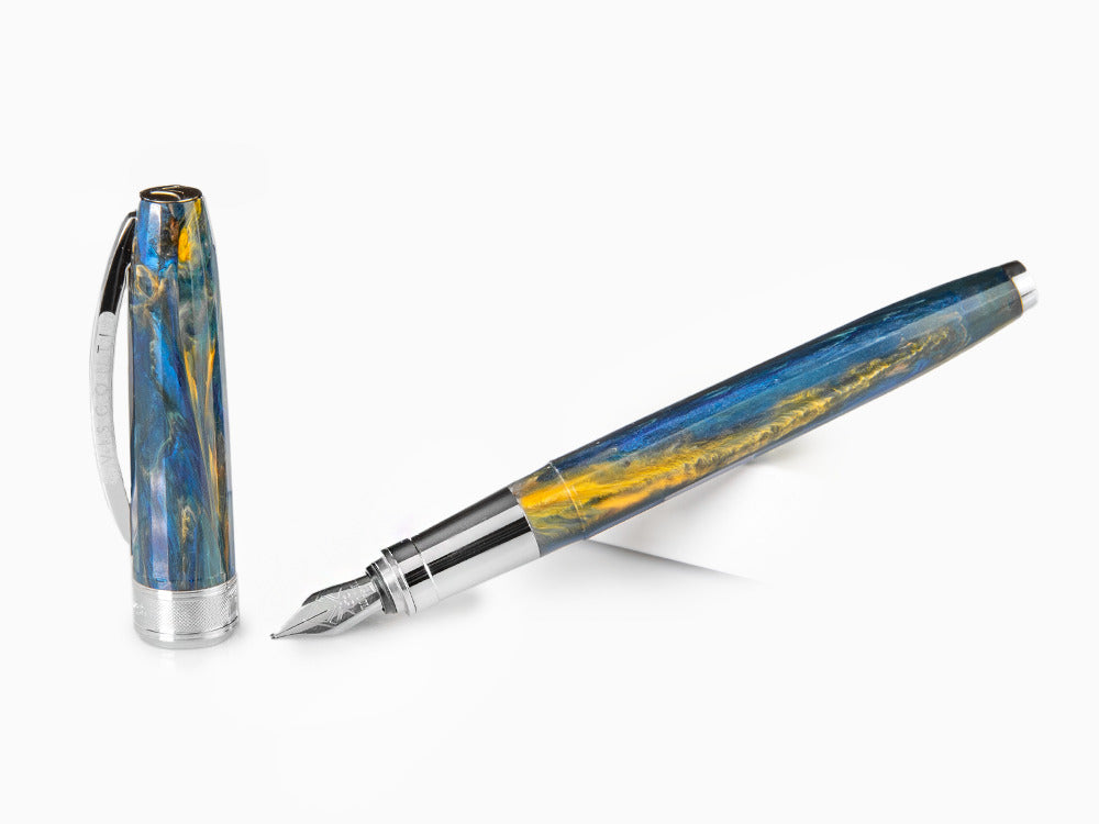 Visconti Van Gogh Starry Night Fountain Pen, Resin, KP12-04-FP