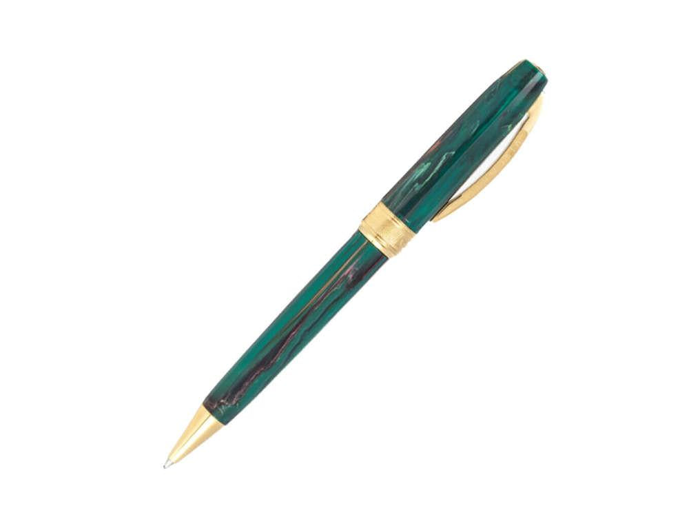 Set Visconti Van Gogh The Novel Reader Ballpoint pen, Resin, Green, KP12-20-BP
