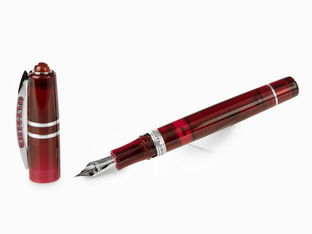 Visconti Homo Sapiens Demo Stones Ruby Fountain Pen, KP15-17-FP