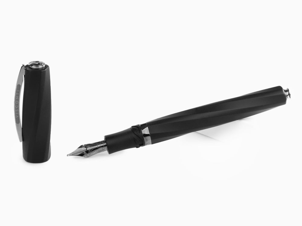 Visconti Divina Matte Fountain Pen, Acrylic Resin, Black, KP18-09-FP