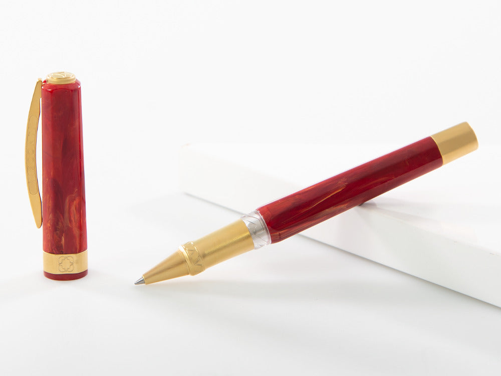 Visconti Opera Gold Rollerball pen, Acrylic Resin, Red, KP42-01-RB