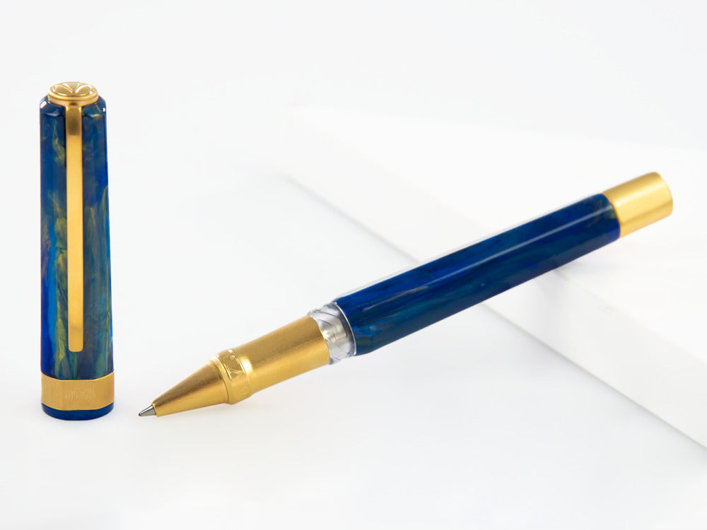 Visconti Opera Gold Rollerball pen, Acrylic Resin, Blue, KP42-02-RB