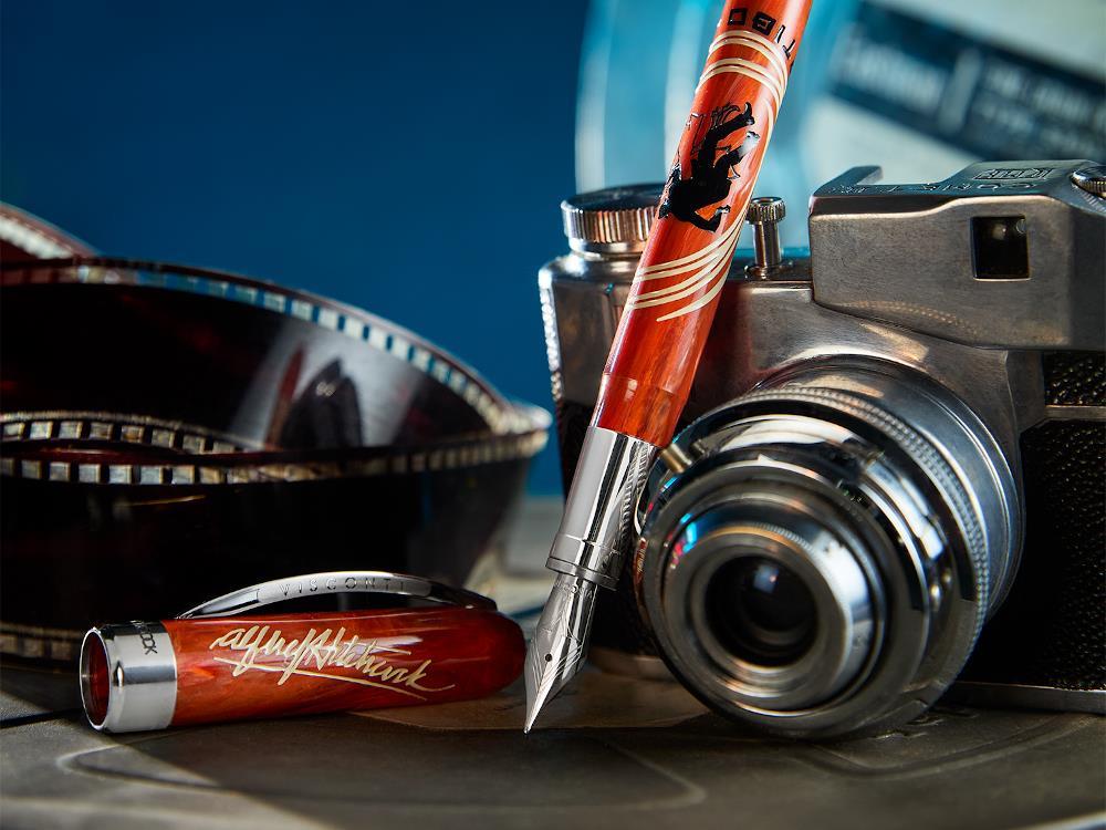 Hitchcock Vertigo Hitchcock Fountain Pen, Palladium, KP64-02-FP