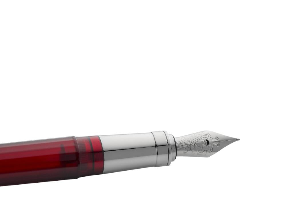 Visconti Michelangelo Fountain Pen, Resin,Red, KP67-02-FP10