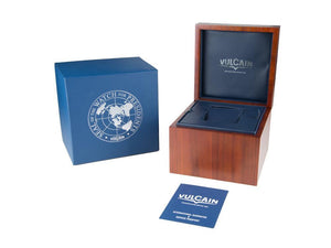 Vulcain 50s Presidents Tradition Manual Watch, V-10, Blue, 39mm, 100153.297L