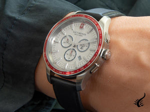 Victorinox Alliance Sport Chronograph Quartz Watch, Black, 44 mm, V241819