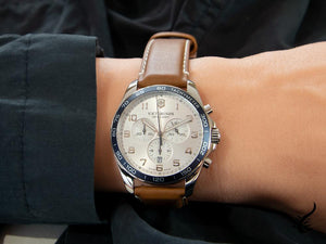 Victorinox Fieldforce Classic Chrono Quartz Watch, Silver, 42 mm, V241900
