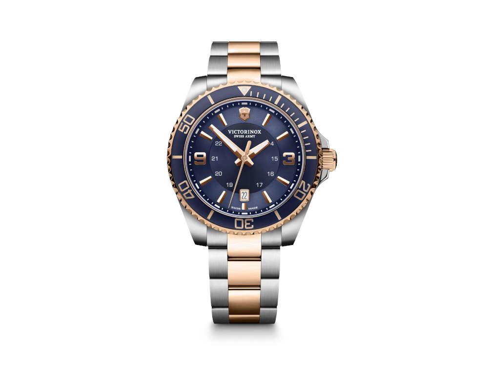 Victorinox Maverick Quartz Watch, Blue, 43mm, Stainless steel, V241950
