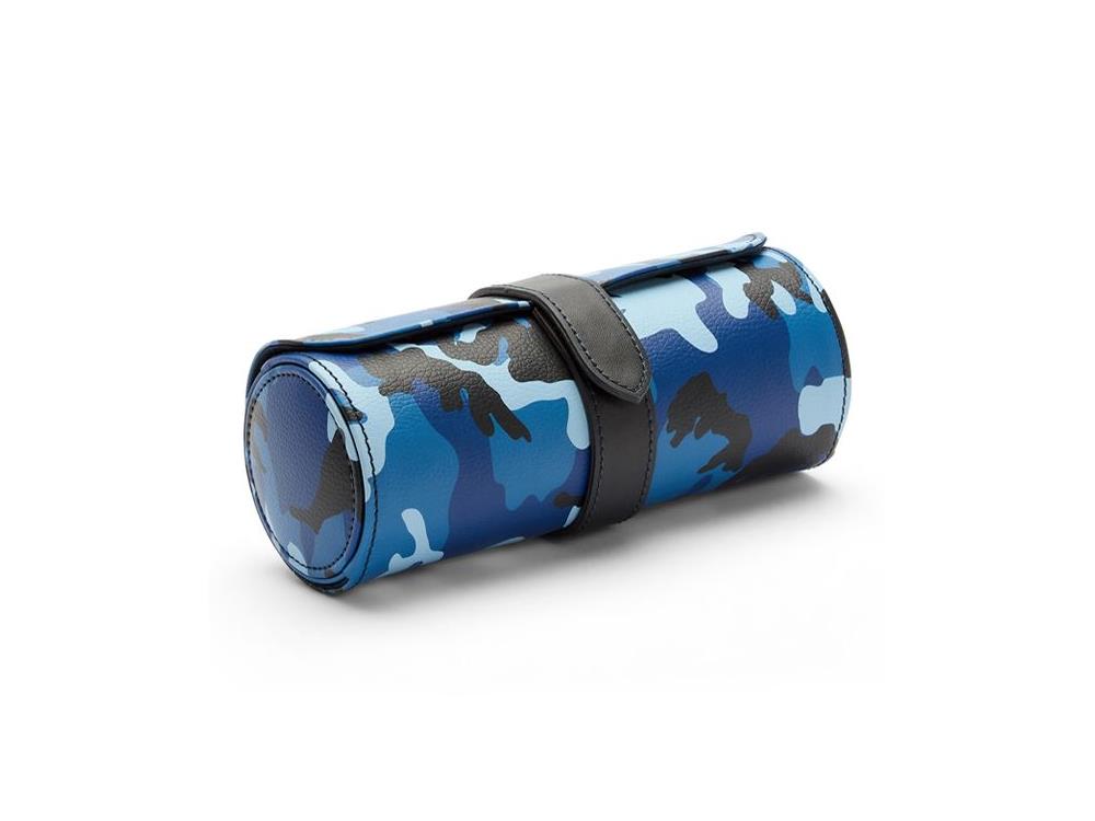 WOLF Elements Water Watch roll, 3 Watches, Blue, Vegan Leather, 665271