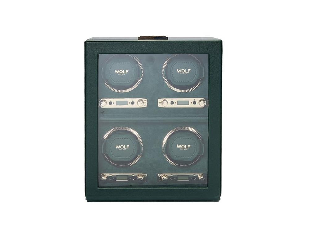 WOLF British Racing Watch winder, 3 Watches, Green, 792341