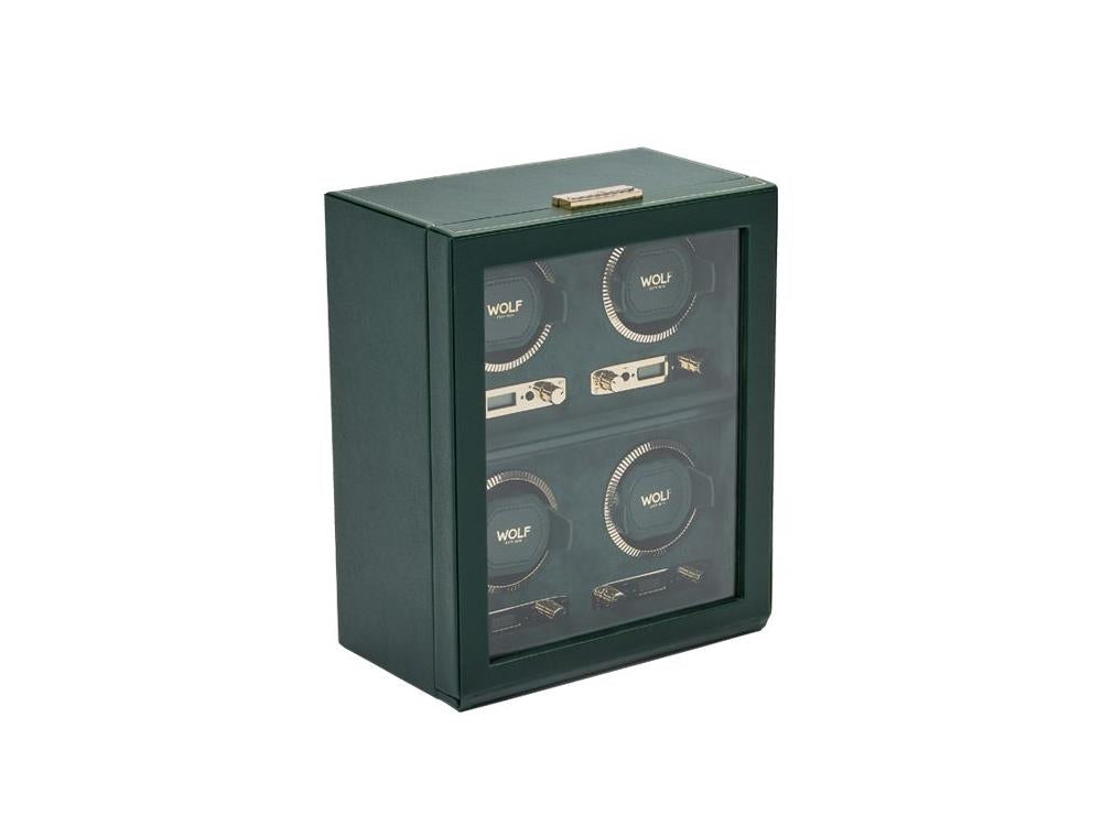 WOLF British Racing Watch winder, 3 Watches, Green, 792341