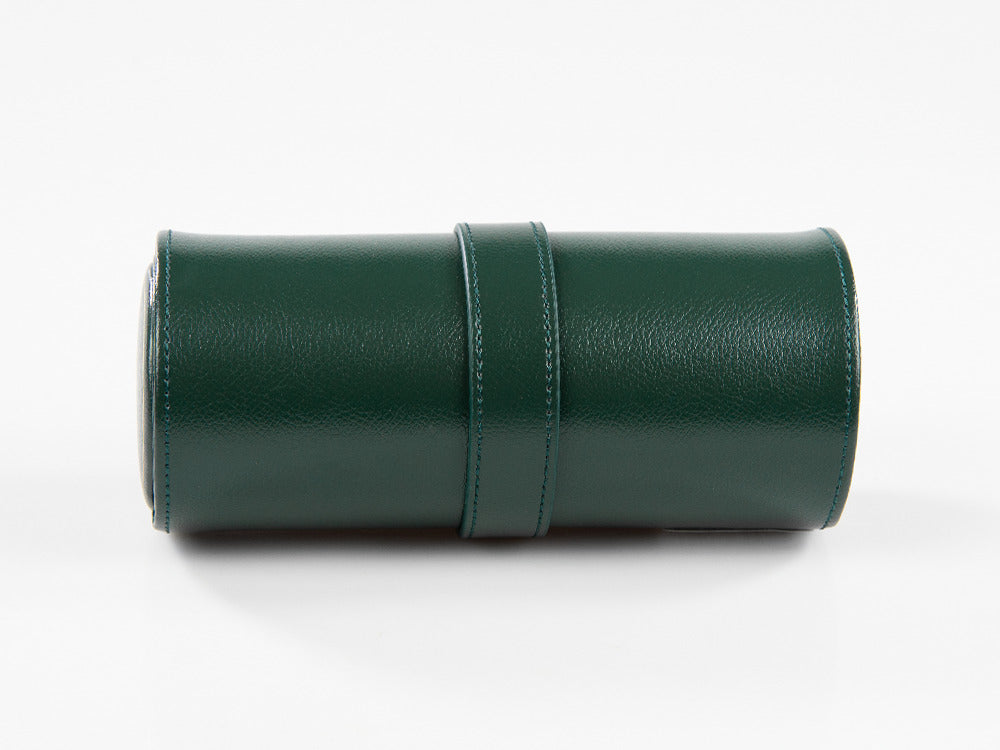 WOLF British Racing Watch roll, 3 watches, Green, Leather, 792941