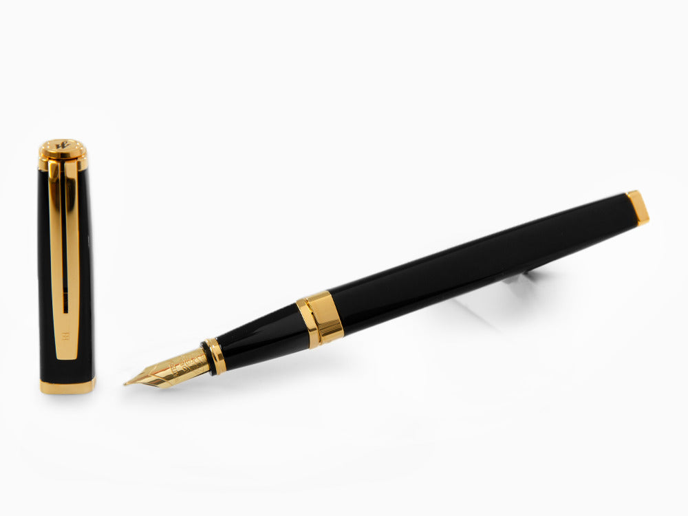 Waterman Fountain Pen Exception Slim Black -Gold Trims- S0636940