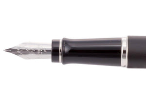 Waterman Expert Fountain Pen, Lacquer, Chrome trim, Matt Black