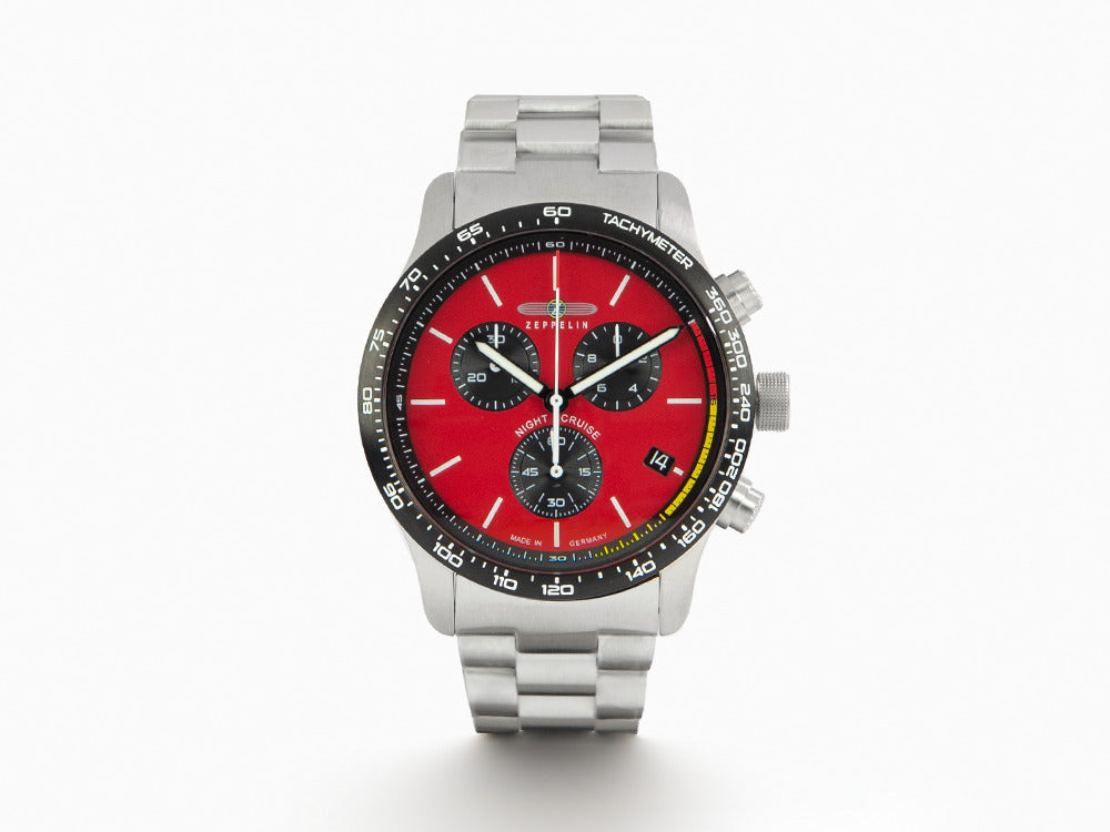 Red shop quartz watch