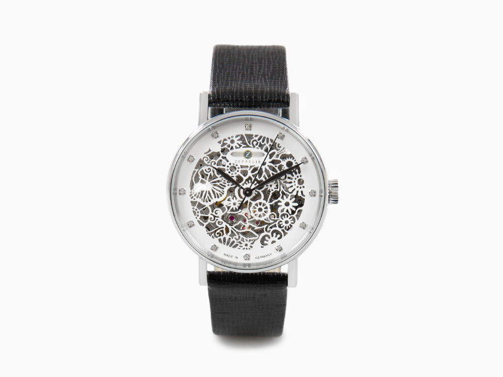 Zeppelin Princess Of The Sky Automatic Watch, White, 36 mm, 7461-1