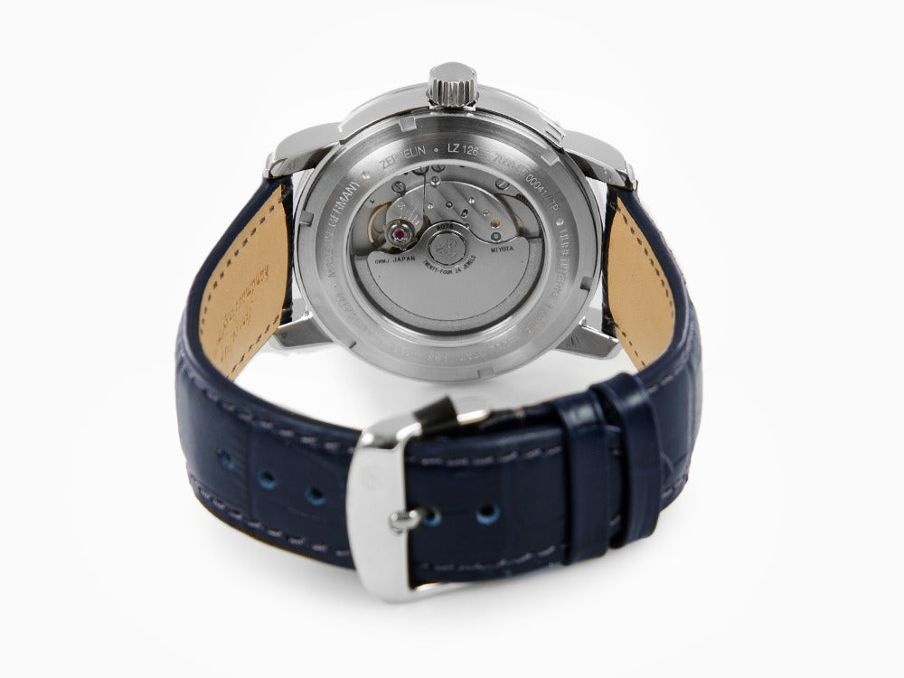 Zeppelin LZ 129 Hindenburg Automatic Watch, Blue, 42 mm, GMT 7668-3 Zeppelin LZ 129 Hindenburg Automatic Watch, Blue, 42 mm, GMT 7668-3